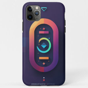ミニマリスト幾何学ロゴ: AbsolutelyRelative iPhone 11 Pro Maxケース