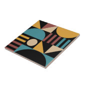 ミニマリスト幾何学中世紀モダン抽象芸術 タイル (側面)