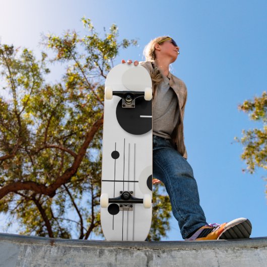 ミニマリスト幾何学模様のシンフォニーライン スケートボード (室外1)