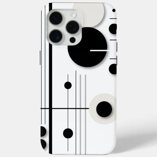 ミニマリスト幾何学模様のシンフォニーライン Case-Mate iPhoneケース (裏面)