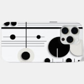 ミニマリスト幾何学模様のシンフォニーライン Case-Mate iPhoneケース (裏面 (横))
