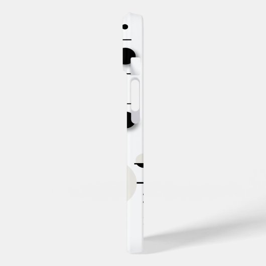 ミニマリスト幾何学模様のシンフォニーライン Case-Mate iPhoneケース (裏面 / 左)