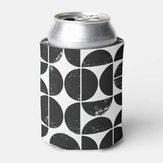 ミニマリスト幾何学：スカンジナビア半円。 缶クーラー (缶正面)
