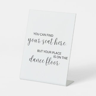 ミニマリスト座席表の記号 台座サイン