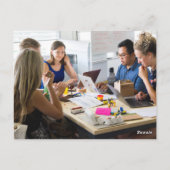 ミニマリスト弁護士プロフェッショナルフォトビジネスポスト ポストカード (裏面)