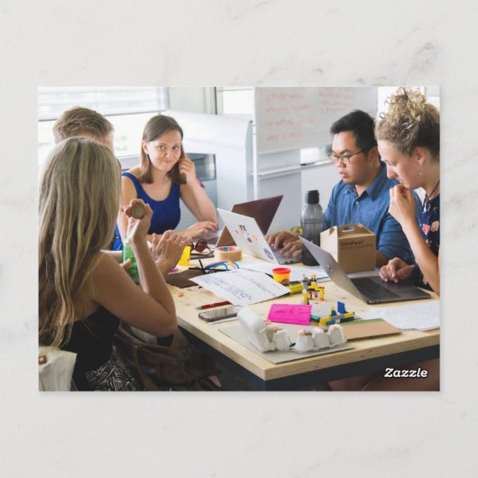 ミニマリスト弁護士プロフェッショナルフォトビジネスポスト ポストカード (裏面)