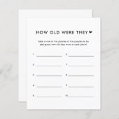 ミニマリスト彼らは赤ちゃんシャワーのゲームをいくつだった