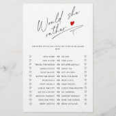 ミニマリスト彼女はむしろブライダルシャワーゲーム (正面)