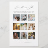 ミニマリスト彼女は何歳だったブライダルシャワー (正面)