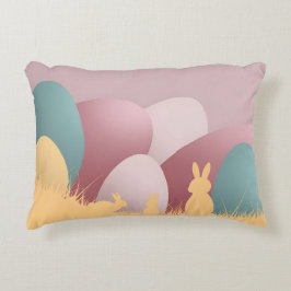 ミニマリスト復活祭エレガンス アクセントクッション