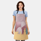 ミニマリスト復活祭エレガンス エプロン (着用した状態)