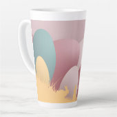 ミニマリスト復活祭エレガンス カフェラテマグ (左アングル)