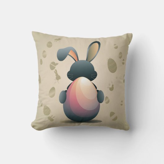 ミニマリスト復活祭エレガンス クッション (正面)