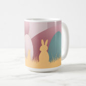 ミニマリスト復活祭エレガンス コーヒーマグカップ (正面右)