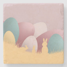 ミニマリスト復活祭エレガンス ストーンコースター