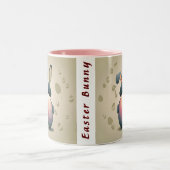 ミニマリスト復活祭エレガンス ツートーンマグカップ (中央)