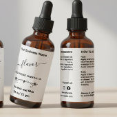 ミニマリスト必須油ボトルラベル ラベル