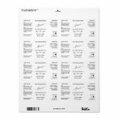 ミニマリスト必須油ボトルラベル ラベル (フルシート)