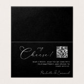 ミニマリスト愛QRコード折り畳みカードをキャプチャ (外部フラット)