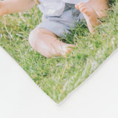 ミニマリスト愛Youおじいちゃん&おばあちゃんフォトグリッド フリースブランケット (角)