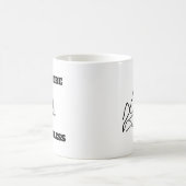 ミニマリスト感動的マウンテンアドベンチャーテーマ。 コーヒーマグカップ (中央)