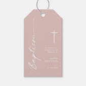 ミニマリスト感謝していバプティスラベル ギフトタグ (正面)