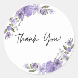 ミニマリスト感謝ステッカー ラウンドシール