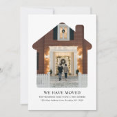 ミニマリスト我々は新しいホームフォト移動を移動 案内状 (正面)