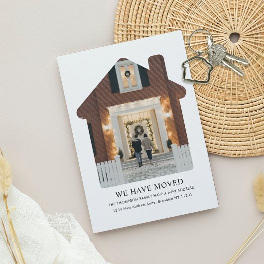 ミニマリスト我々は新しいホームフォト移動を移動 案内状