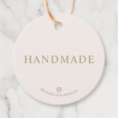 ミニマリスト手作り製品ラベル フェイバータグ (正面)