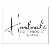 ミニマリスト手作り製品、スモールビジネス向け大型 ラバースタンプ (インプリント)