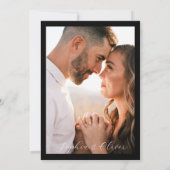 ミニマリスト手書きリハーサルディナー招待状 招待状 (裏面)