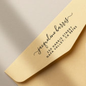 ミニマリスト手書カスタム差出人住所 セルフインキングスタンプ