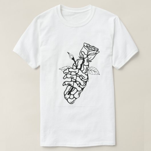 ミニマリスト抽象線描画Tシャツ Tシャツ (デザイン正面)