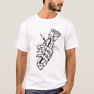ミニマリスト抽象線描画Tシャツ Tシャツ