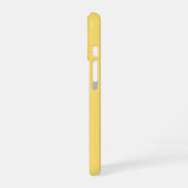 ミニマリスト抽象芸術 イエロー・クラウドシード iPhone 16ケース (左側面)