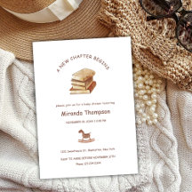 ミニマリスト新しいチャプターBegin Book Baby Shower