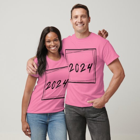 ミニマリスト新年 2024 Tシャツ (ユニセックス)