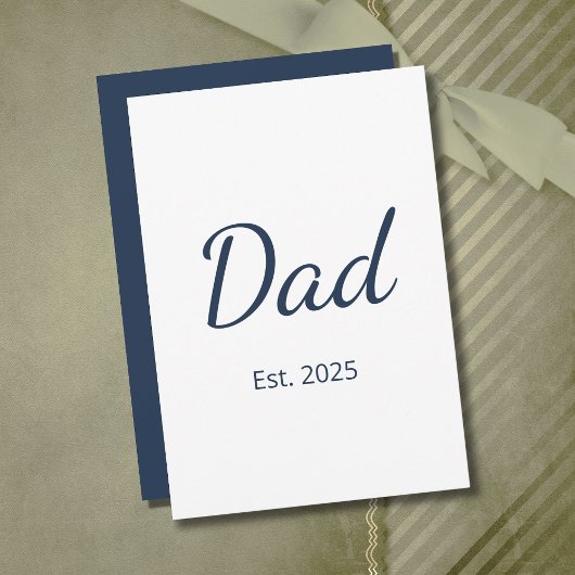 ミニマリスト新父の父の日シンプル シーズンカード