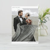 ミニマリスト日付の保存 セーブザデート (スタンド正面)