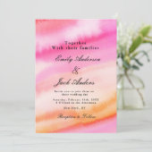 ミニマリスト日付の保存 | 水の色結婚の セーブザデート (スタンド正面)