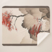 ミニマリスト日本の海岸線 シェルパブランケット (正面(横))