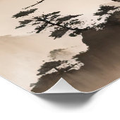 ミニマリスト日本の海岸線 ポスター (コーナー)