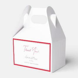 ミニマリスト明るいさくらんぼ縁どレッド結婚ズ フェイバーボックス