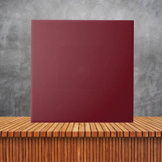 ミニマリスト暗赤色のプレーン無地のカラー タイル
