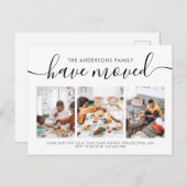 ミニマリスト書道3写真移動 案内ポストカード (正面/裏面)