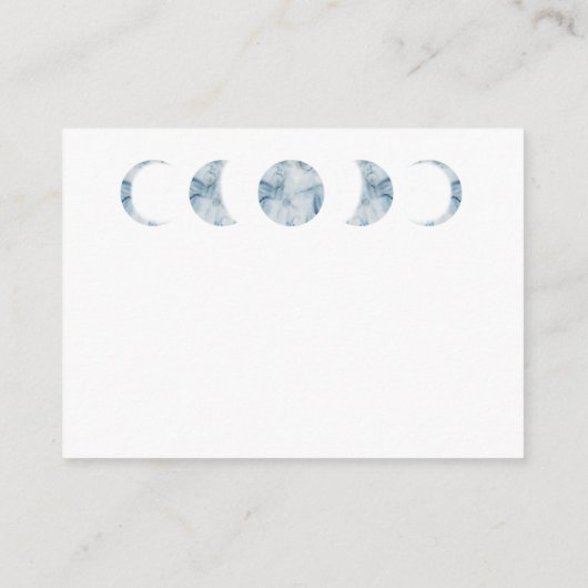 ミニマリスト月相天体エンクロージャーカード エンクロージャーカード (裏面)