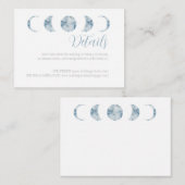 ミニマリスト月相天体エンクロージャーカード エンクロージャーカード (正面/裏面)