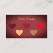 ミニマリスト服装ドレスコー結婚ドのセレモニーレッド エンクロージャーカード (裏面)