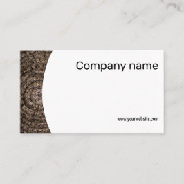 ミニマリスト木材写真QR名刺 名刺